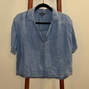 Splendid Chambray Blouse